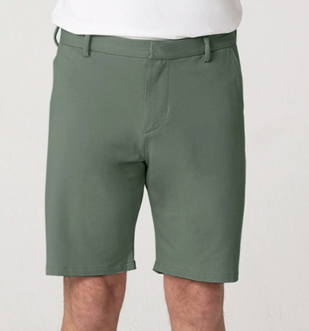 Swet Tailor Shorts Men's Everyday Chino Olive Green Size 29